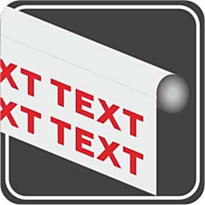 Печать наклеек с монтажкой