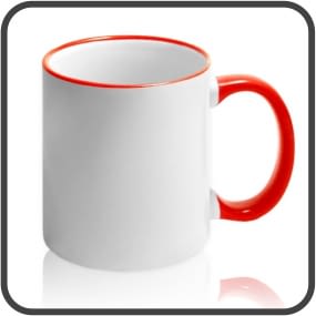 С цветным ободком